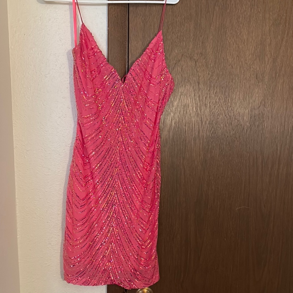 Windsor Pink Sequin Dress